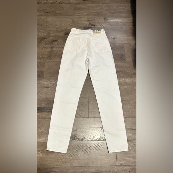 NEW MOTHER SNACKS! High Waisted Twizzy Skimp Jeans Sticky Rice 24 - Picture 2 of 5